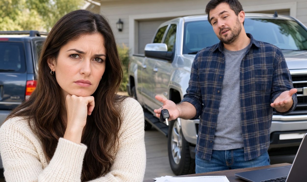 My husband rolled debt from his old SUV