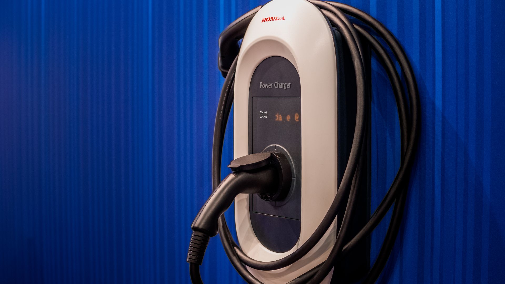 Honda wall-mounted electric vehicle charging equipment.