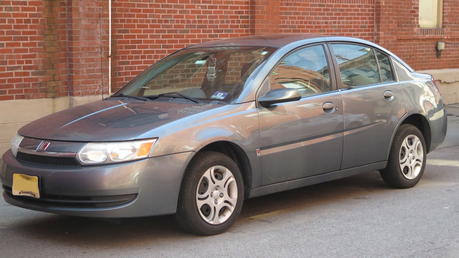 2004 Saturn Ion photographed in Pittsburgh, Pennsylvania.
