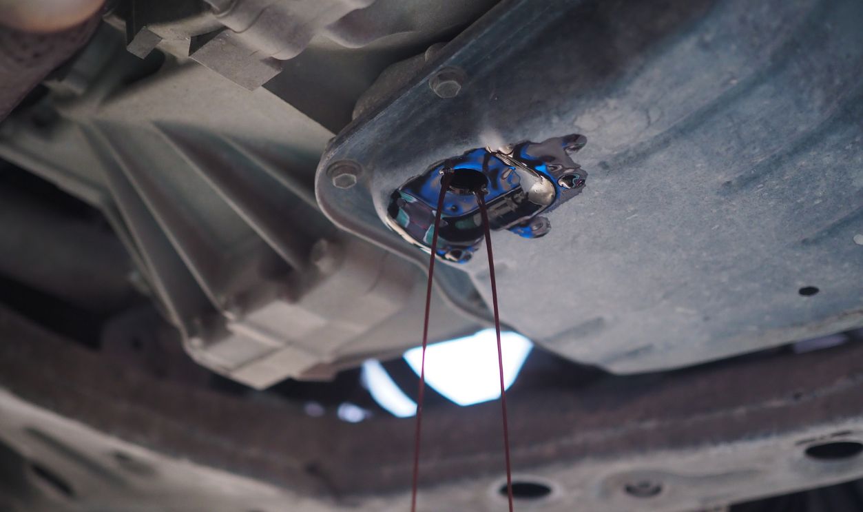 Change the auto transmission fluid.