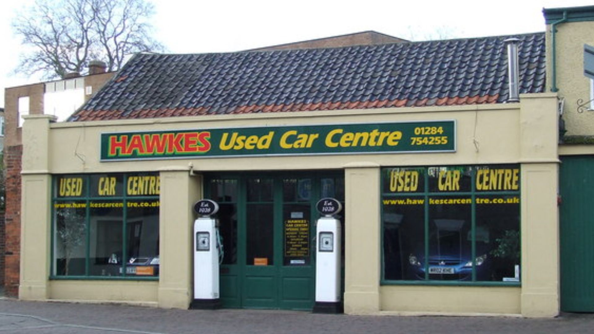 Used car centre Hawkes used car centre Mustow Street Bury St.Edmunds Suffolk.