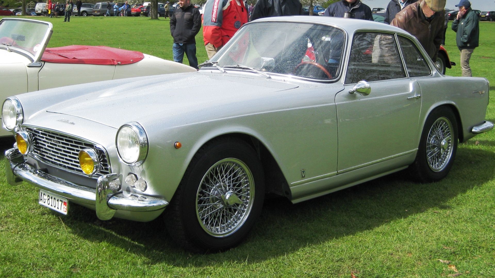 Triumph TR3, built ca. 1961, based Triumph Italia with (temporary) Aargau license plate
