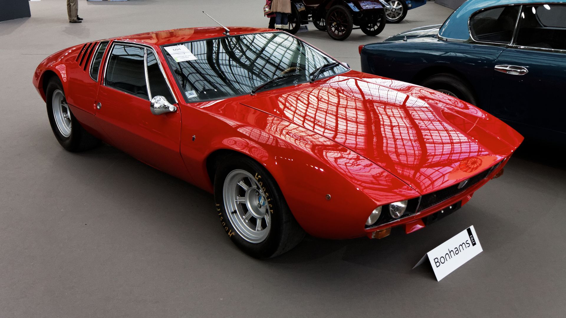 Une De Tomaso Mangusta coupé de 1972.
