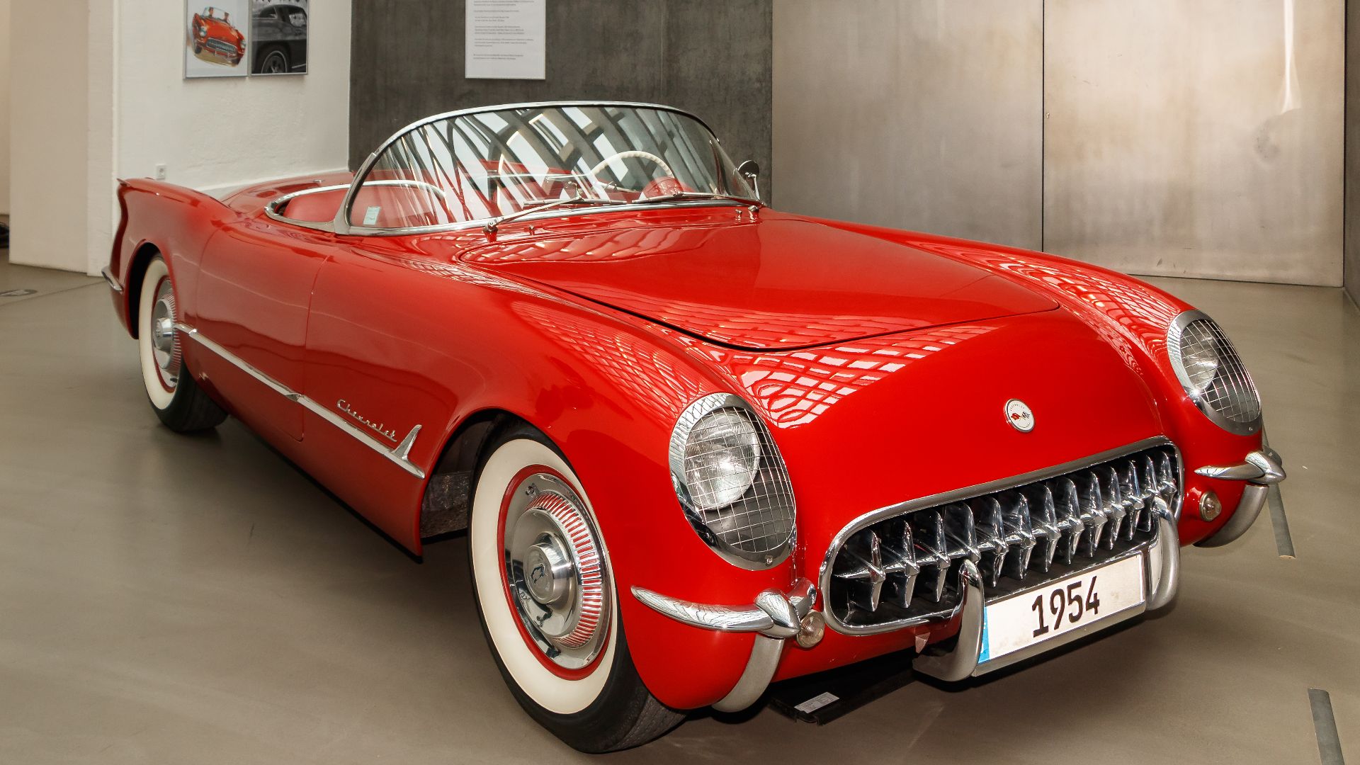 Chevrolet Corvette C1 (1954), Museum Art.Plus, Donaueschingen, Baden-Württemberg, Germany.