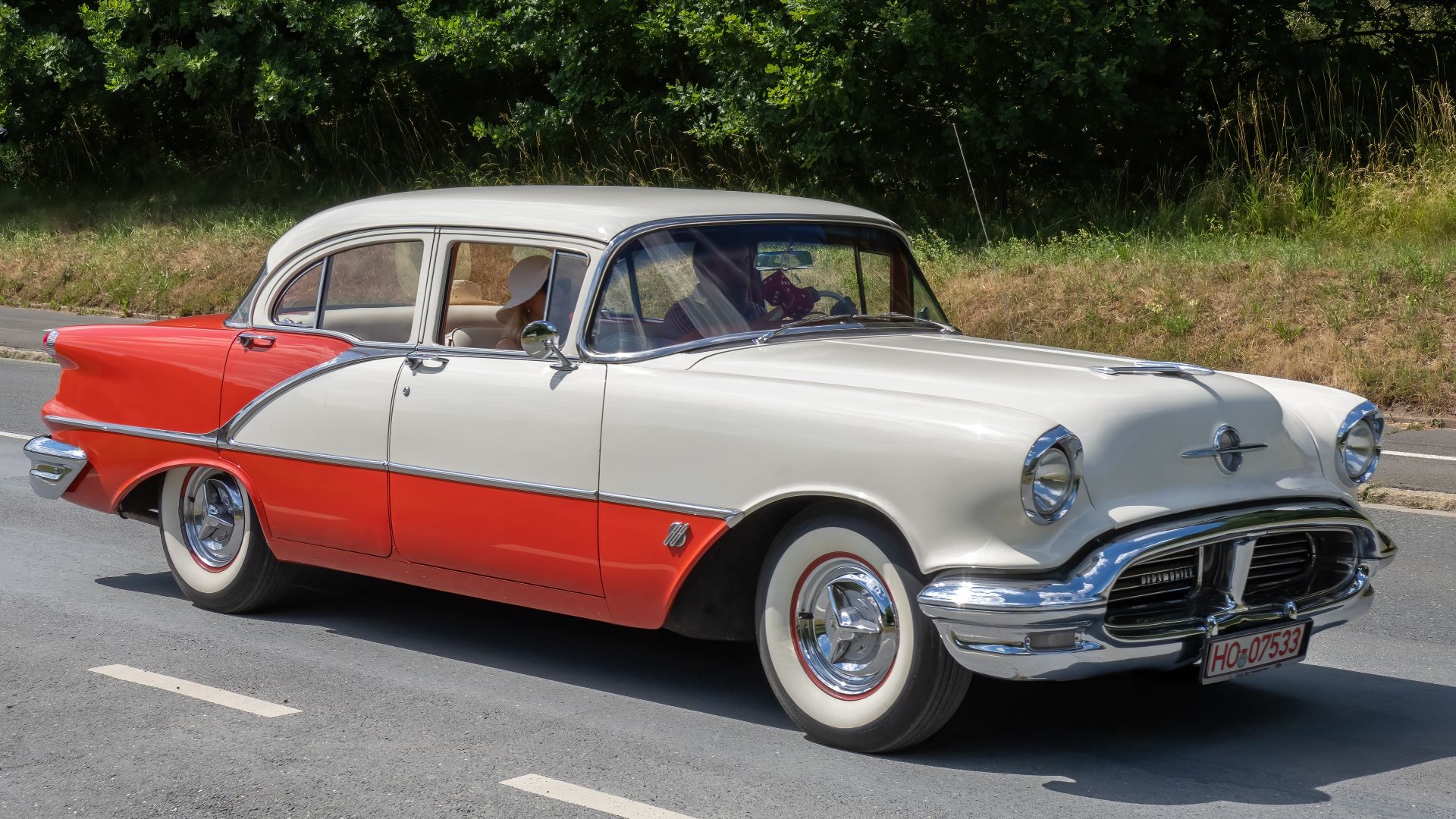 1956 Oldsmobile 88 at the Oldtimer Meeting 2022 in Kulmbach