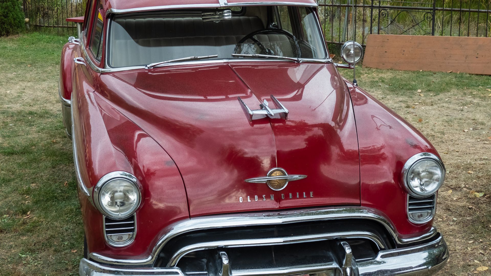 Oldsmobile 88 4-door sedan BJ.1949 at the 5th US-Car meeting in Gut Leimershof near Bamberg