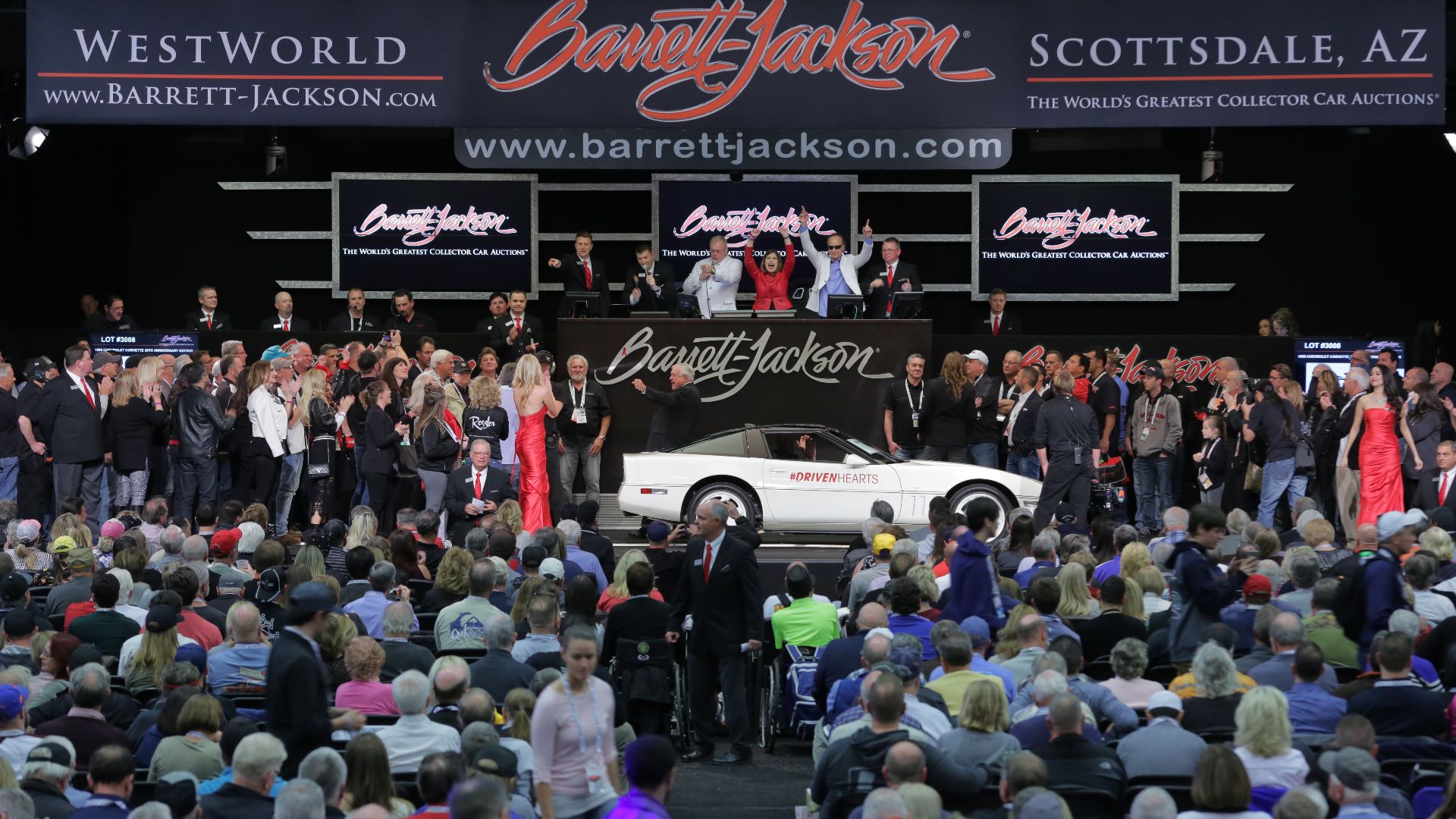 Carolyn and Craig Jackson's 1988 Chevrolet Corvette 35th Anniversary Edition raised $350,000 for the American Heart Association at the 2018 Scottsdale Auction.