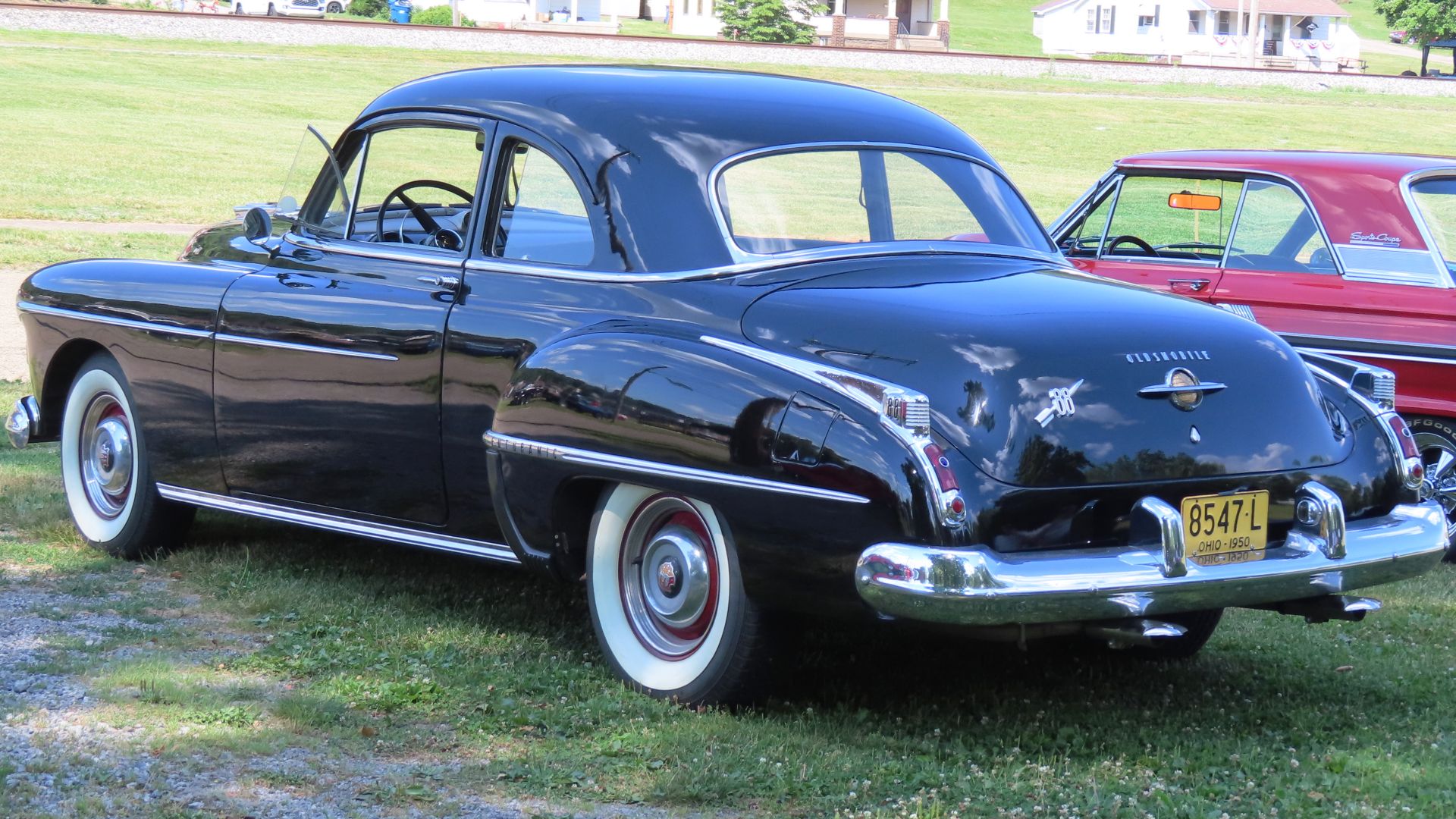 1950 Oldsmobile Futuramic 88 Club Coupe photographed at the June 24th, 2024 Cruisin' the River Lowellville car show in Lowellville, Ohio