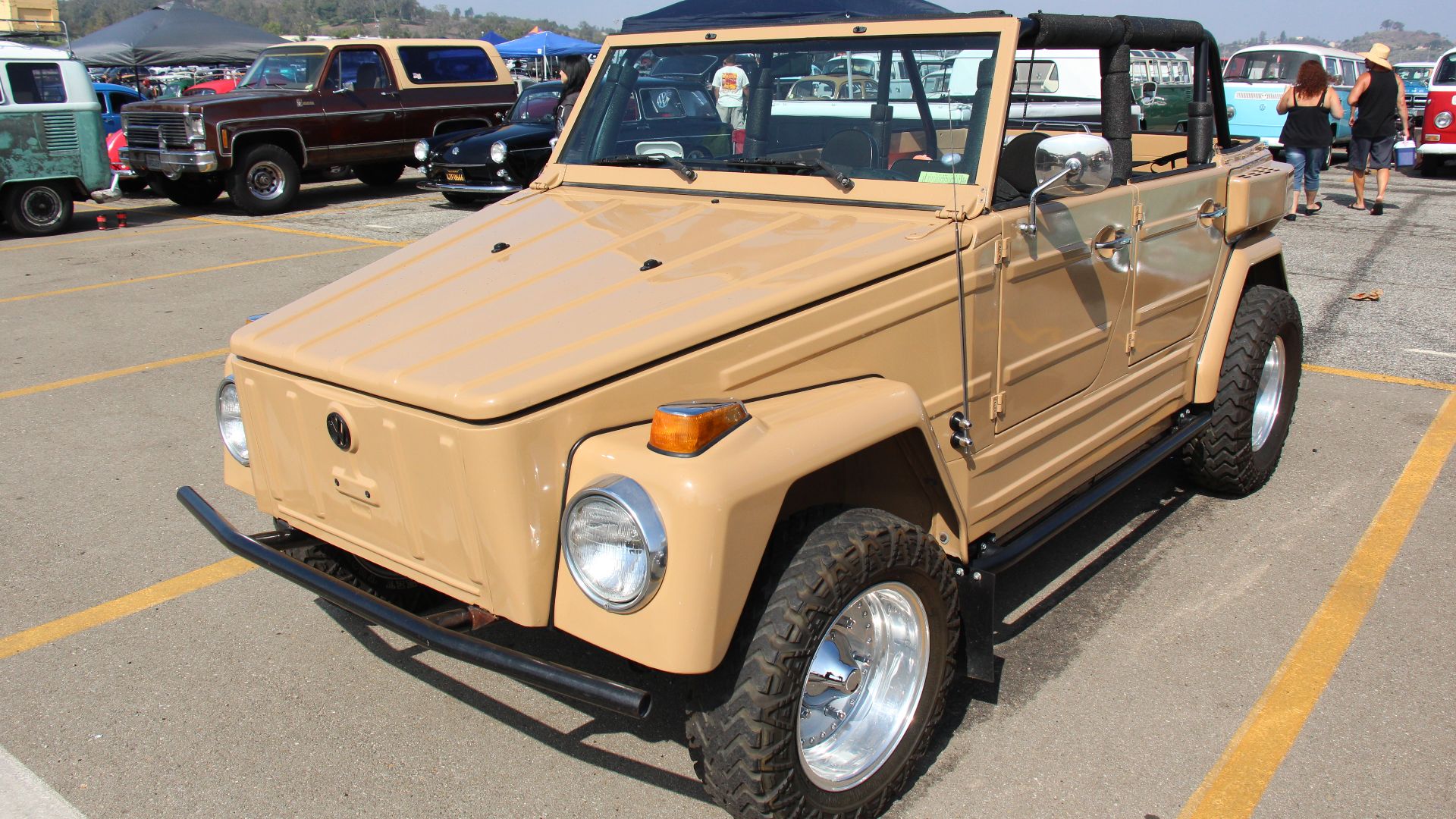 The Volkswagen Type 181 was a two-wheel drive, four-door, convertible, off-road, manufactured by Volkswagen from 1968 to 1983. Originally developed for the West German Army, the Type 181 was also sold to the public, as the Kurierwagen in West Germany, the
