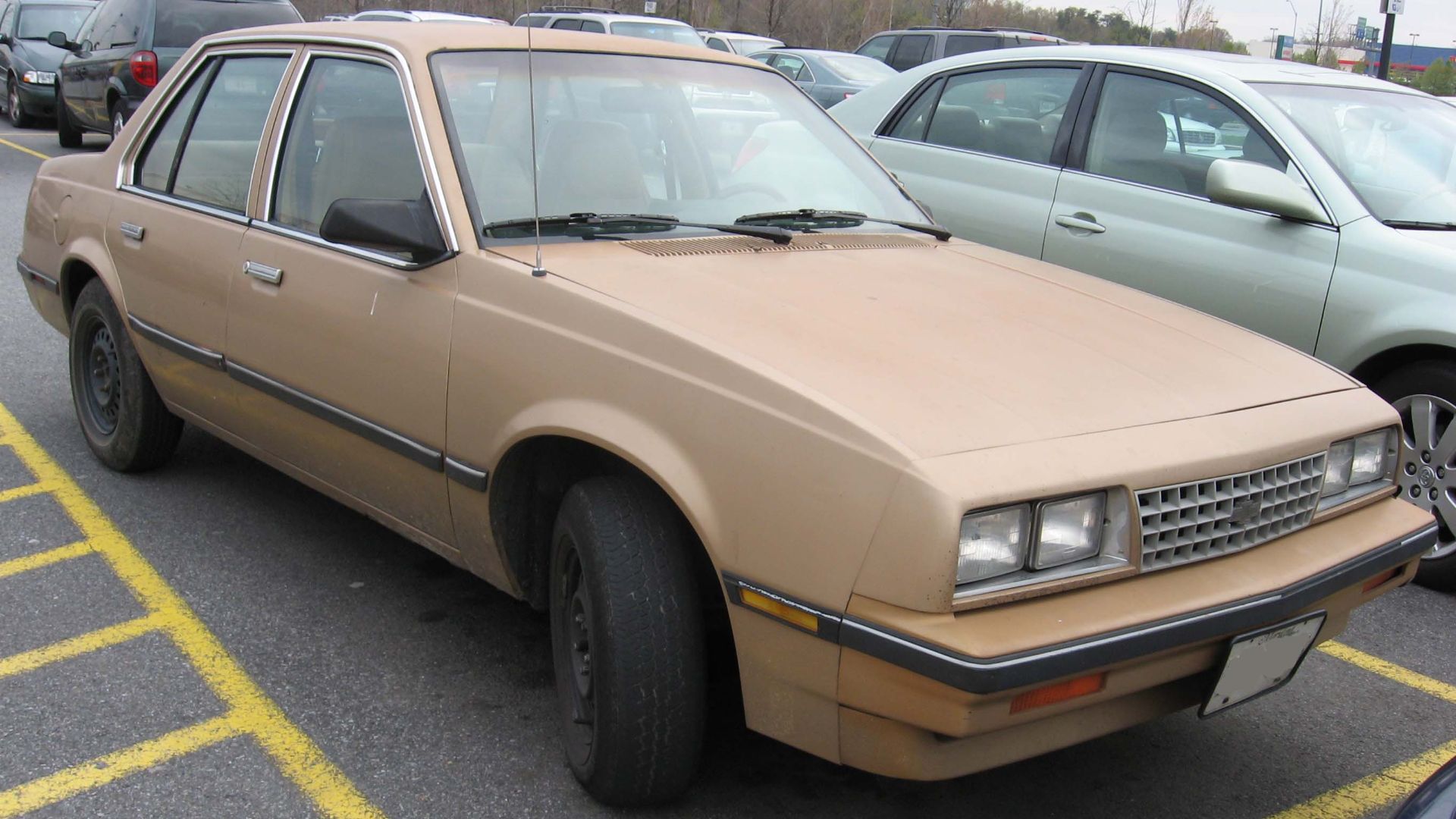 1986-1987 Chevrolet Cavalier photographed in USA.