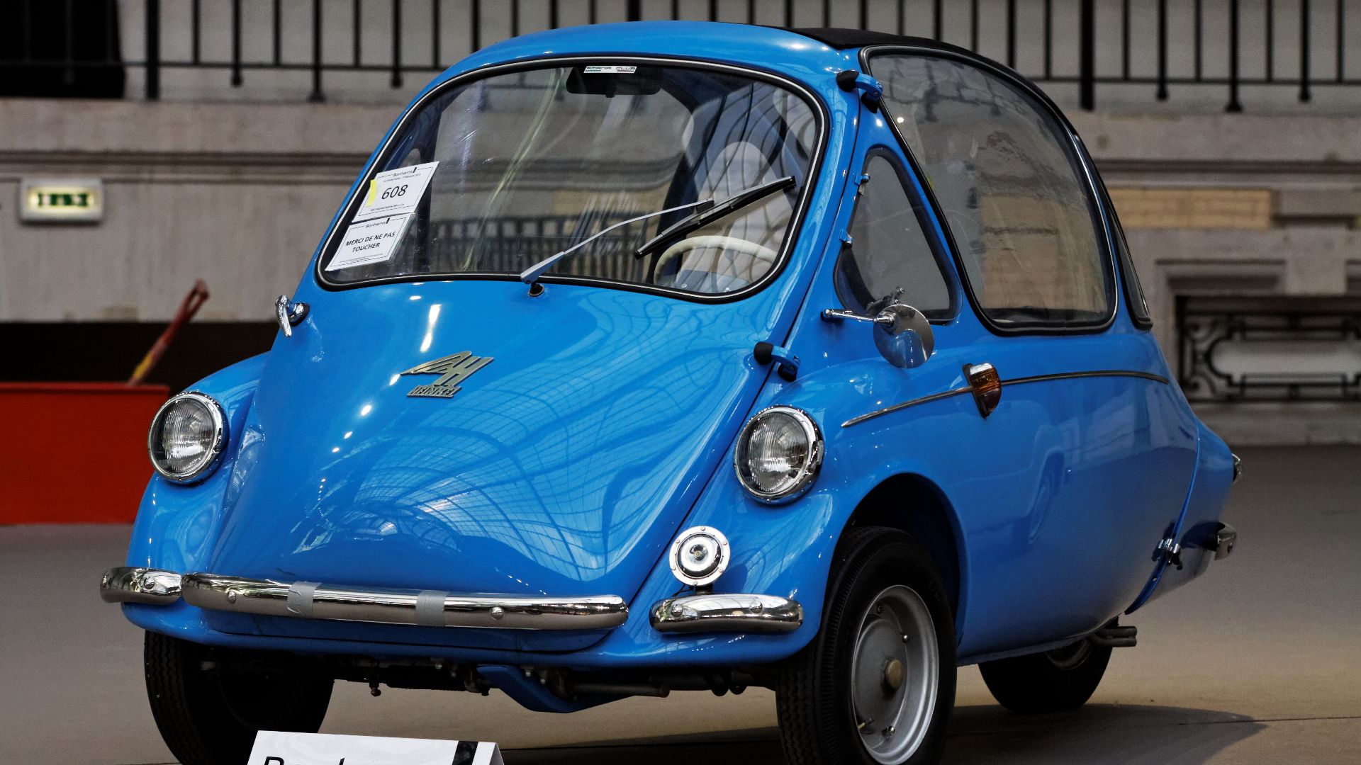 A Heinkel Kabine micro car from 1957