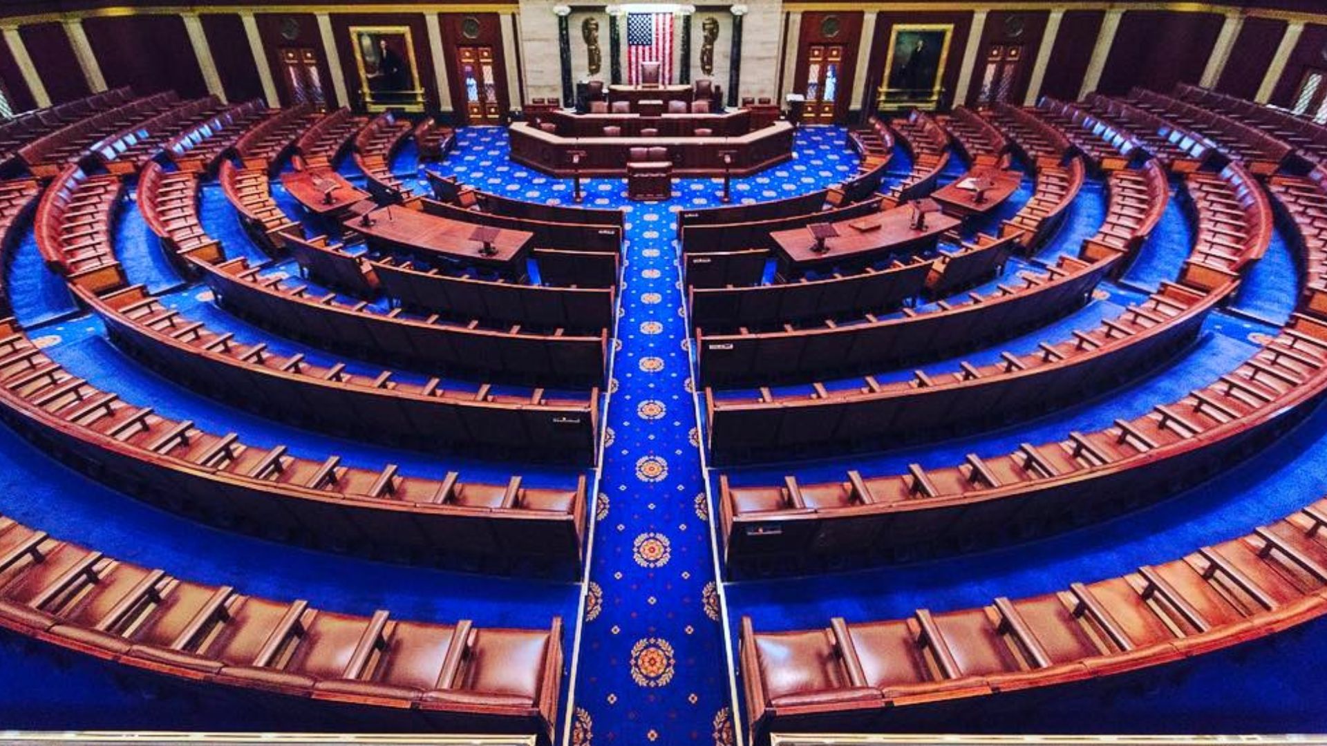 United States House of Representatives chamber at the United States Capitol in Washington, D.C.