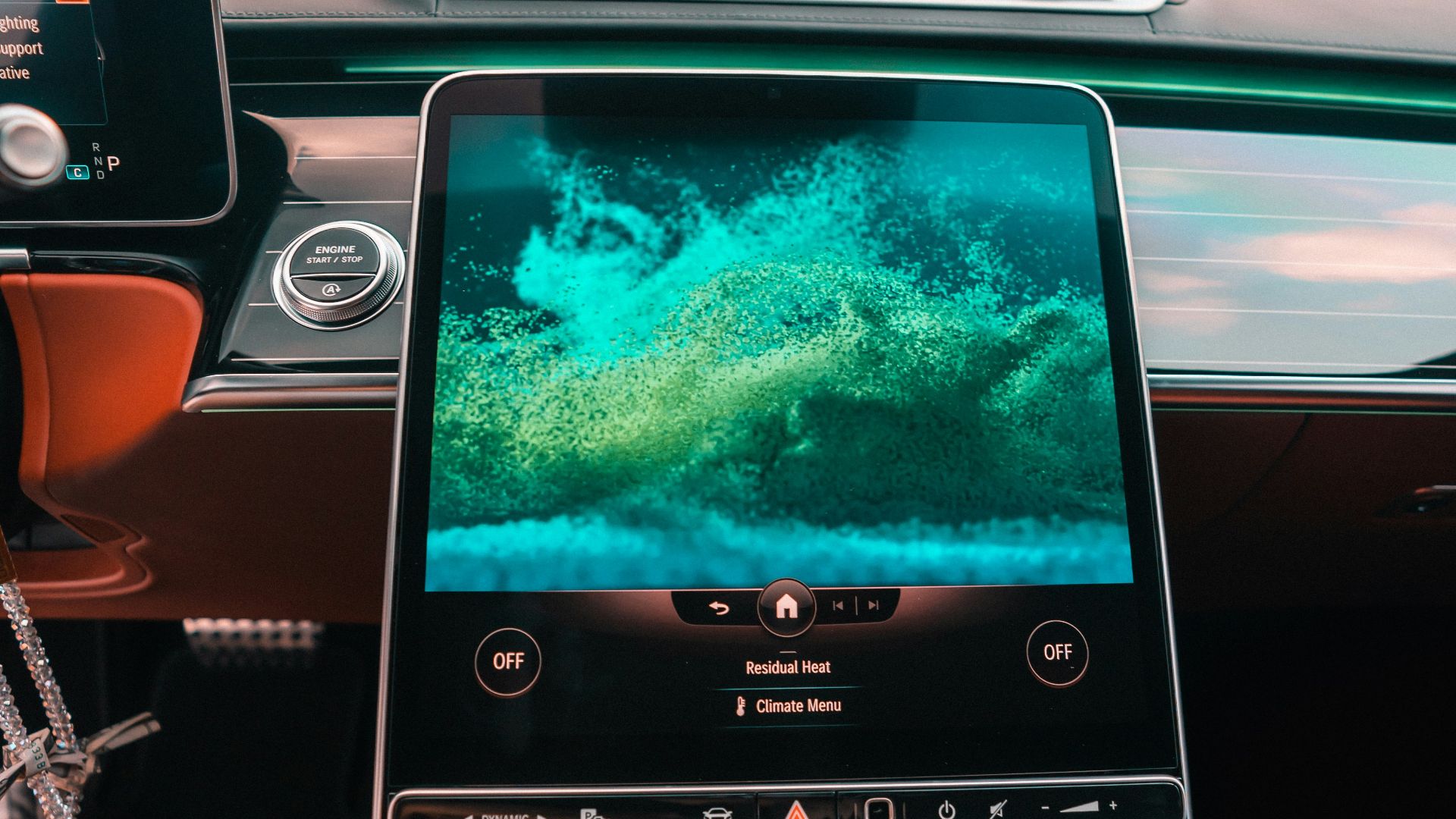 black and silver car gps