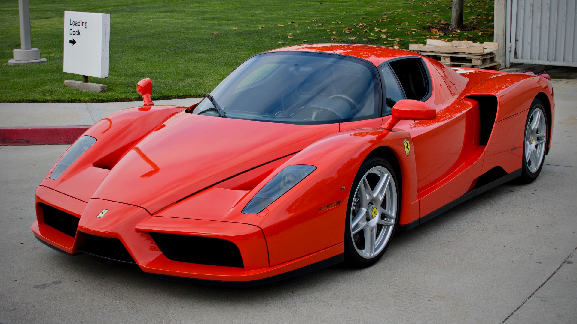 Orange Enzo Ferrari @ Cars and Coffee