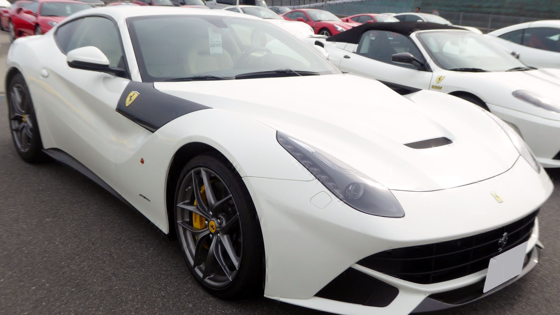 フェラーリ・F12ベルリネッタを撮影。