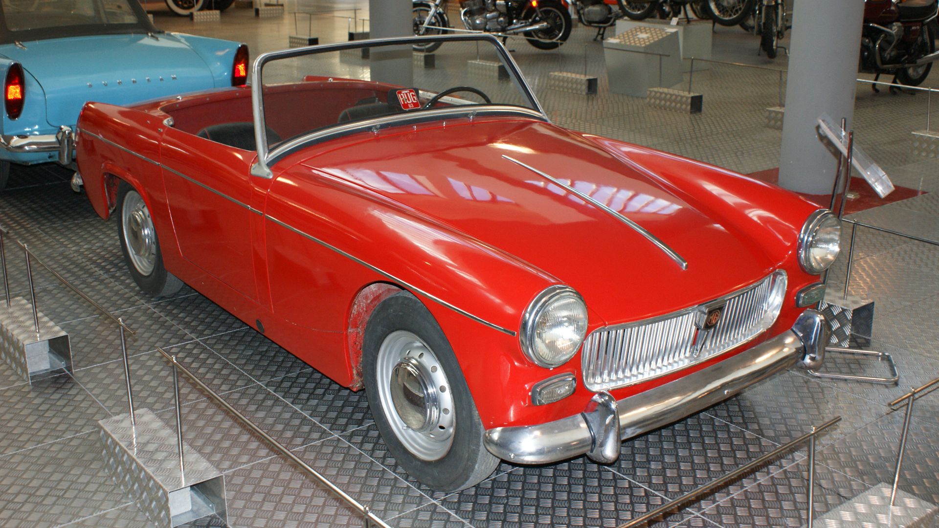 1963 M.G. Midget, 1.1 litres, at the Salamanca Motor Museum, 04/08.