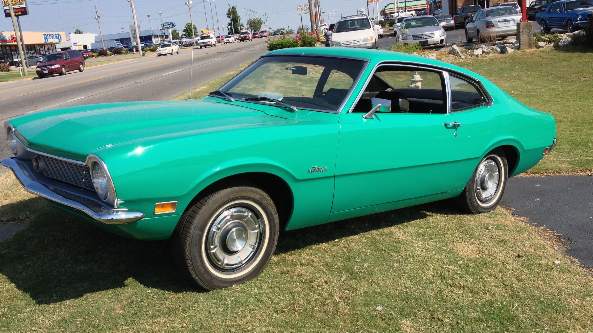 Ford Maverick seen Fayetteville Arkansas, USA.