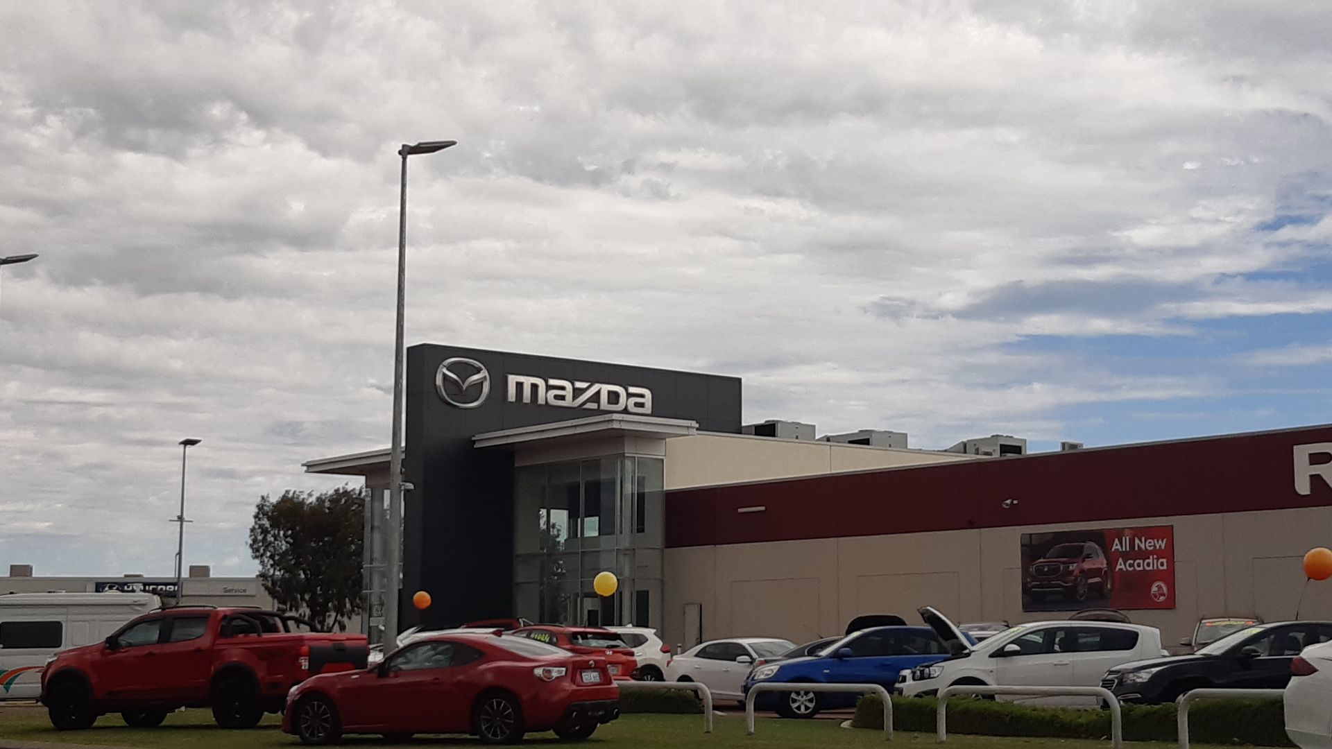 The Rockingham Mazda car dealership, Western Australia.