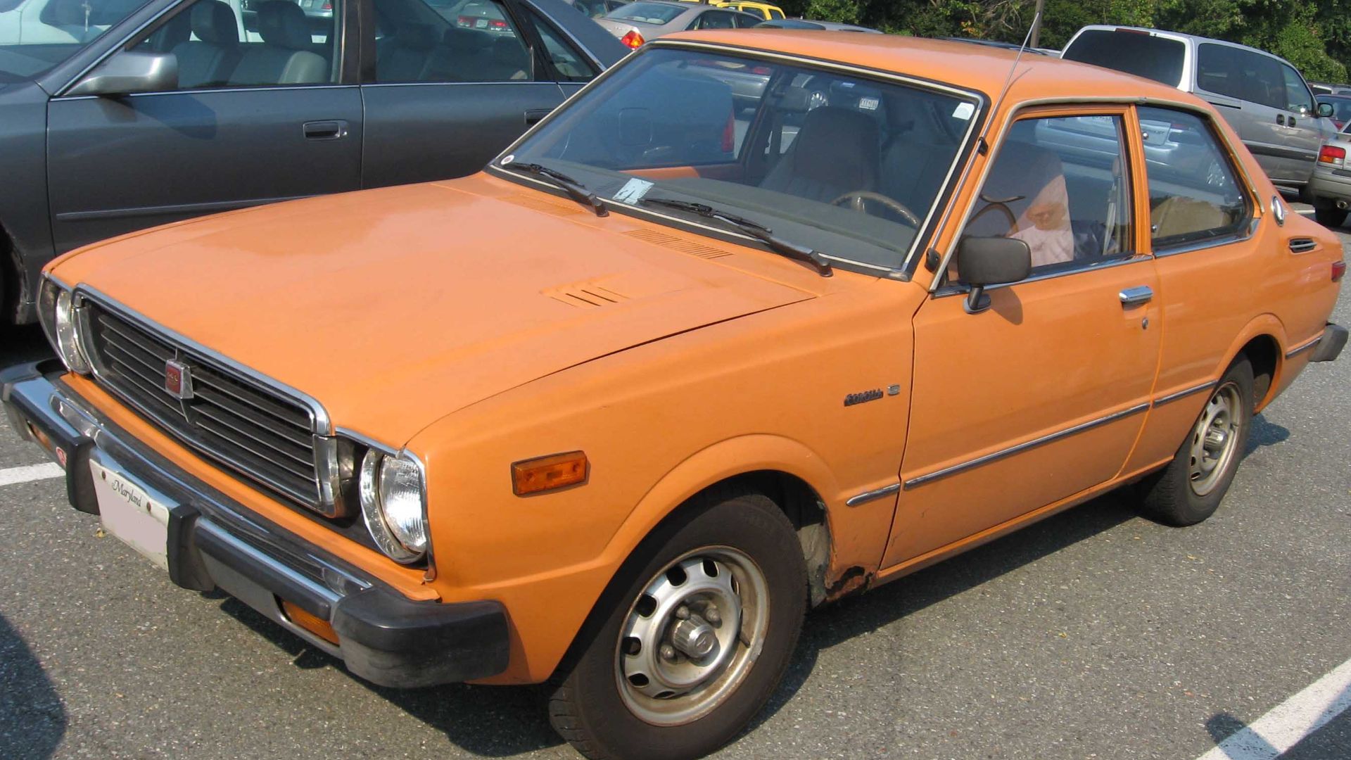 1977-1978 Toyota Corolla photographed in Silver Spring, Maryland, USA.