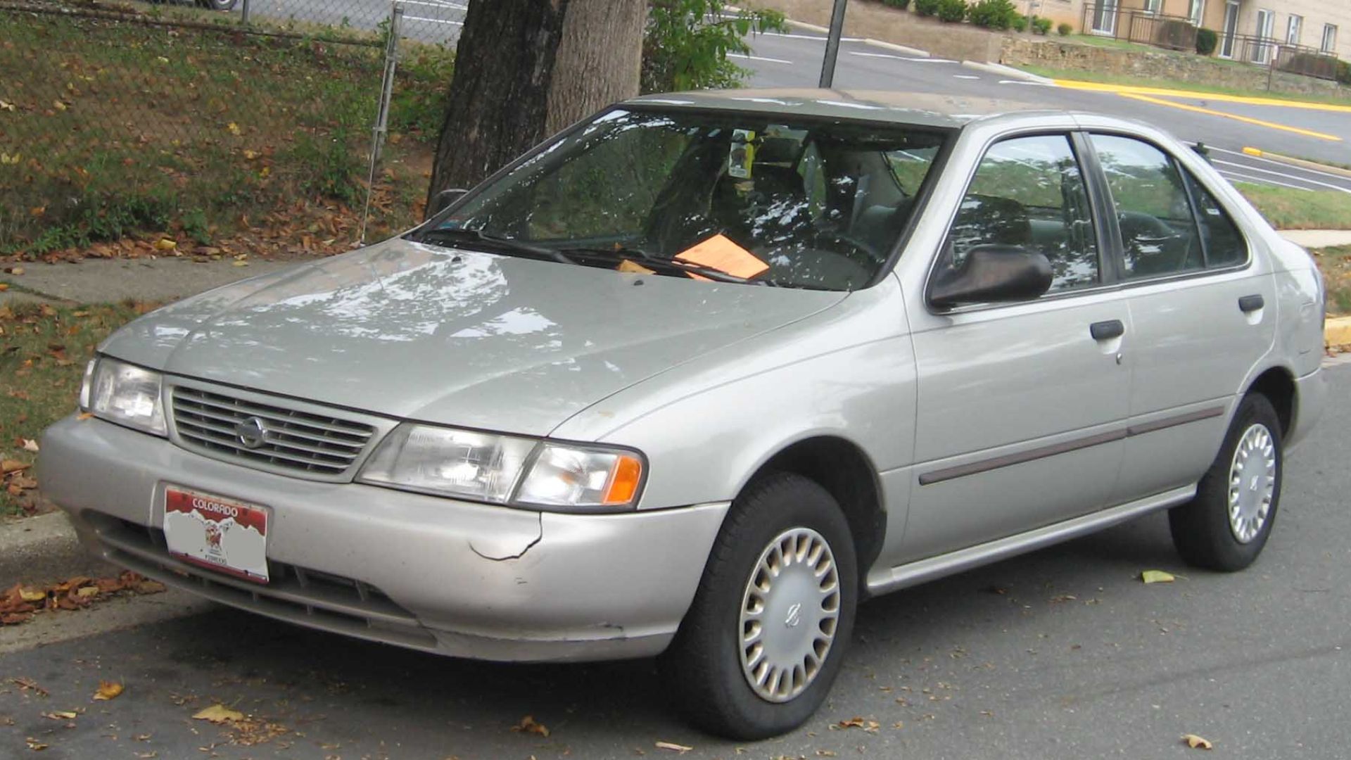 1995-1997 Nissan Sentra photographed in USA.