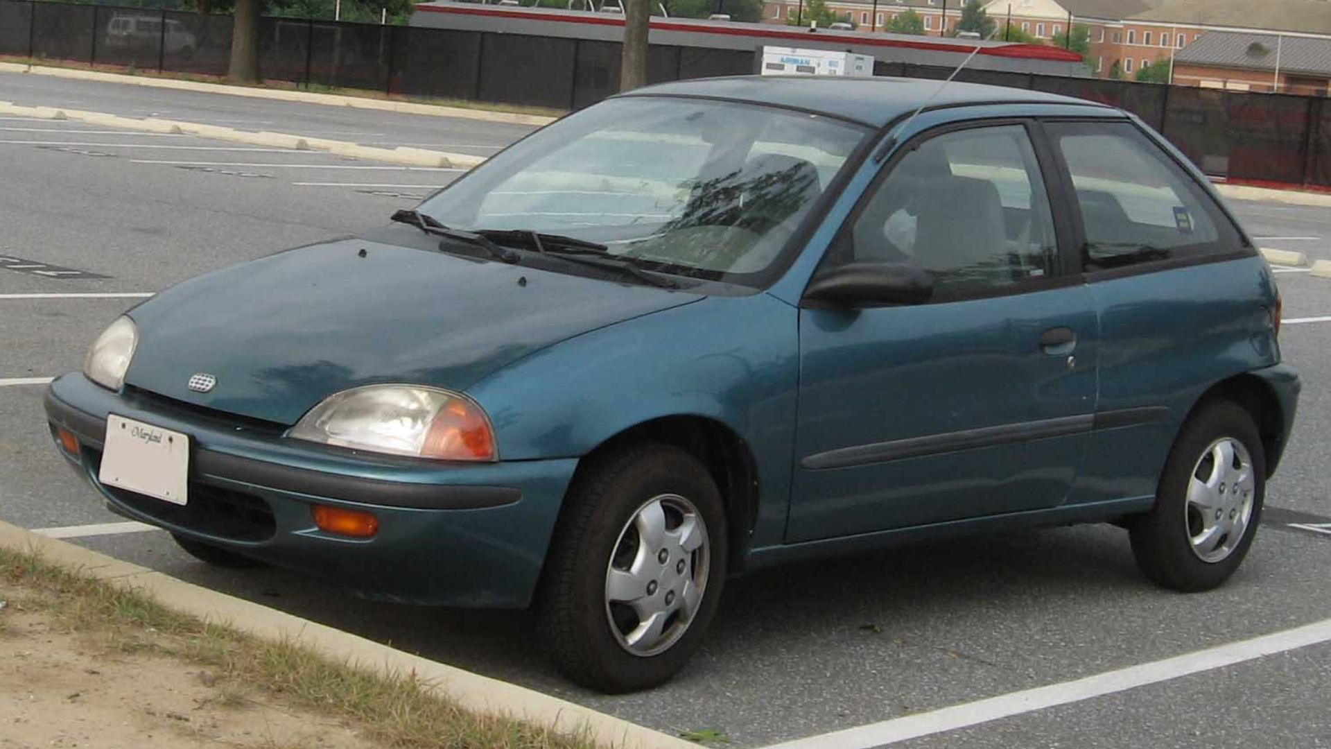 1995-1997 Geo Metro photographed in USA.