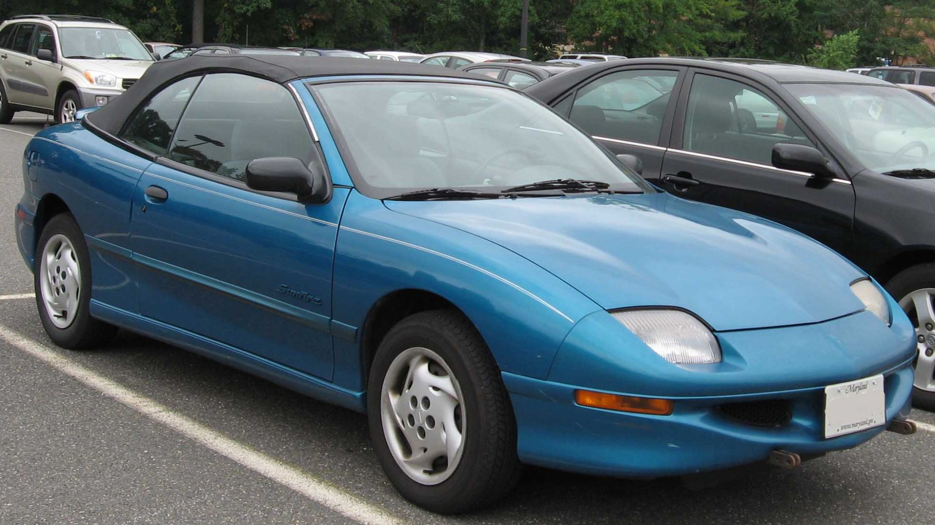 1995-1999 Pontiac Sunfire photographed in USA.