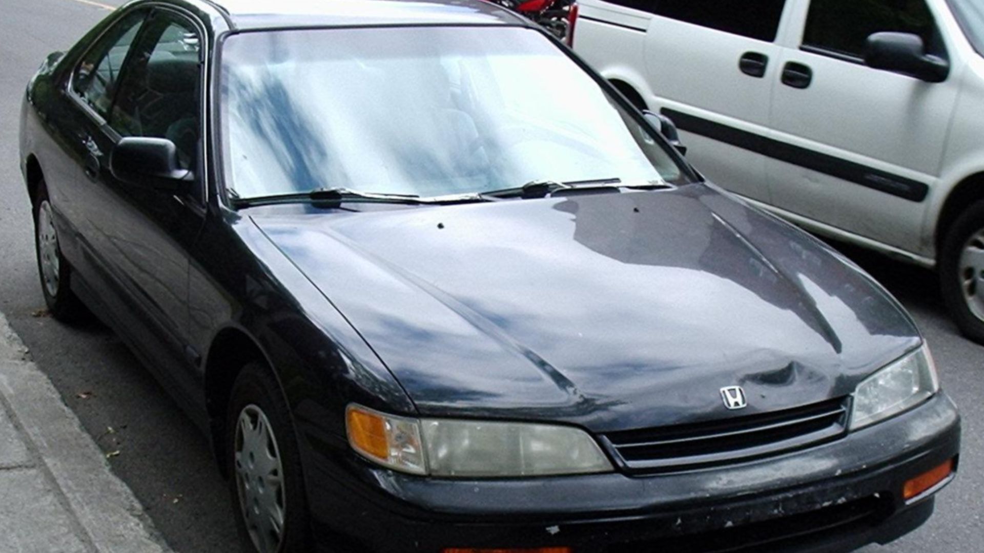1994-1995 Honda Accord photographed in Montreal, Quebec, Canada.