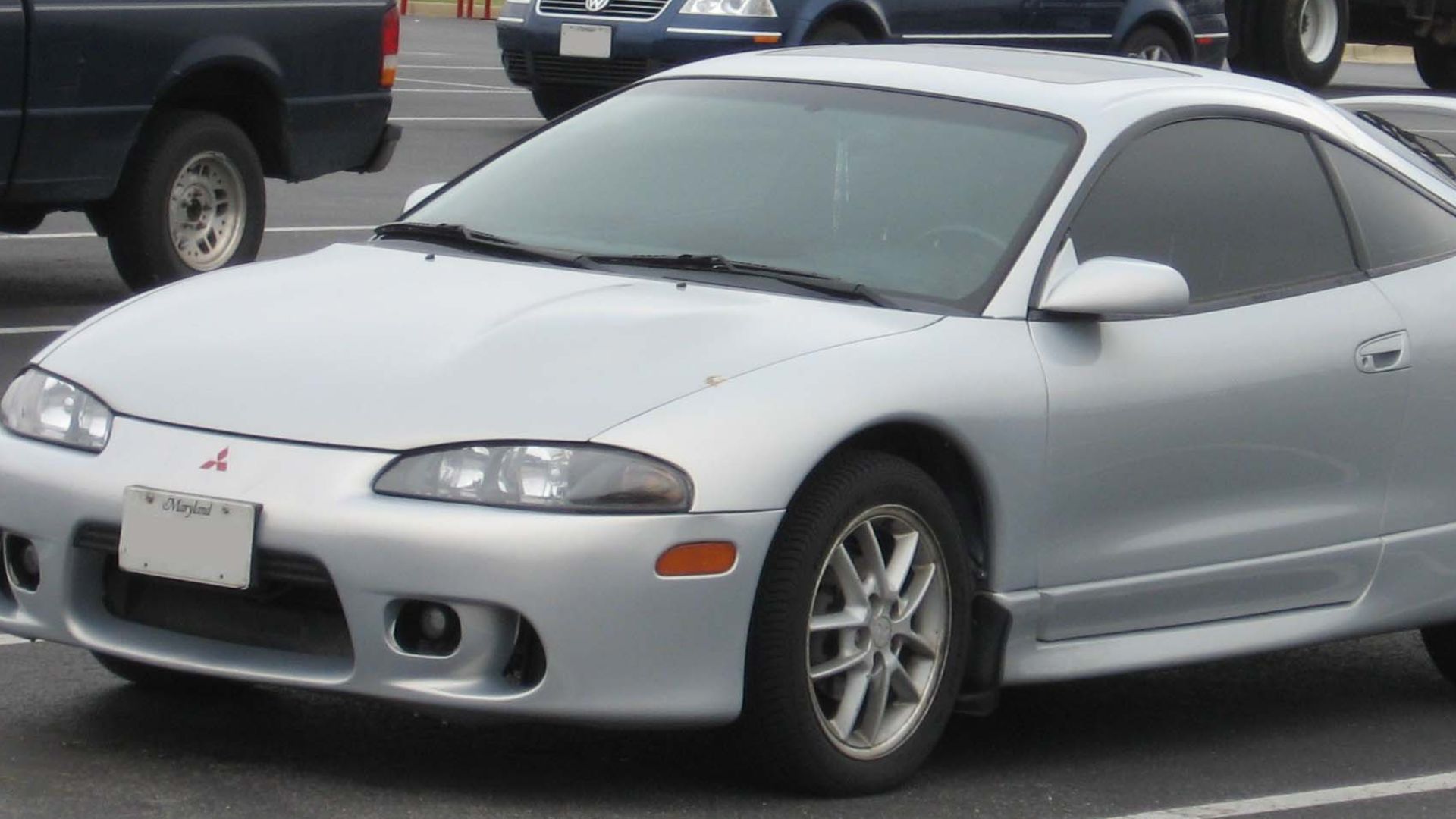1995-1999 Mitsubishi Eclipse photographed in USA.