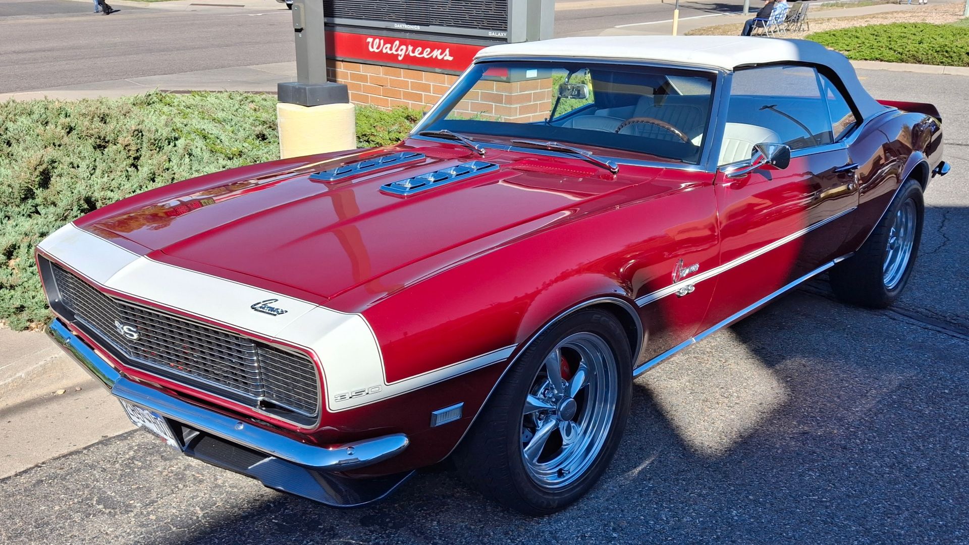 1968 Chevrolet Camaro SS, red convertible, Golden Super Cruise 2026-05-02