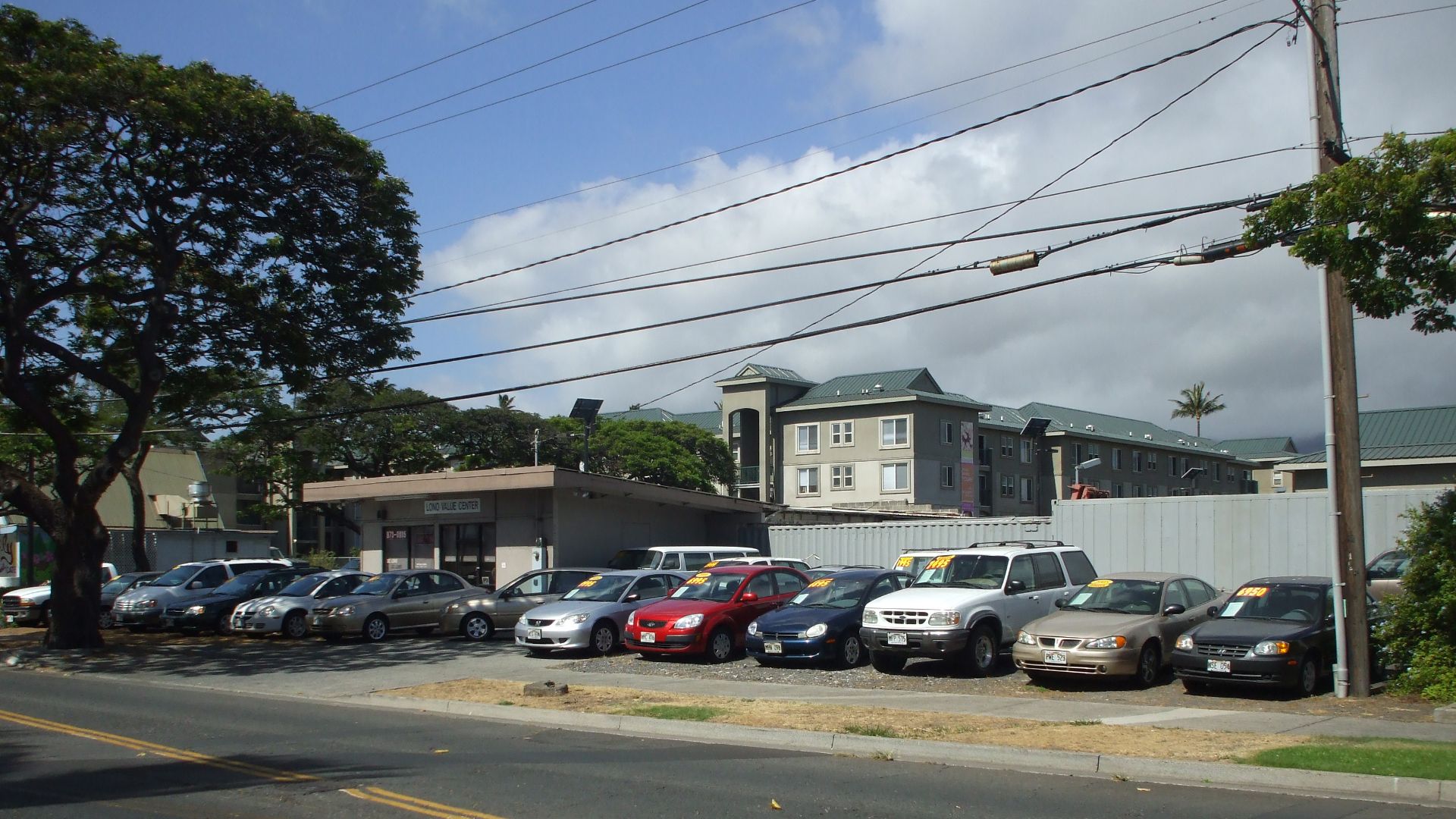 Used Car Lot on Maui.