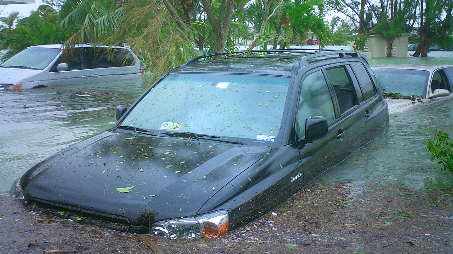 Flooding in Key Haven caused by Hurricane Wilma on 10/24/2005.