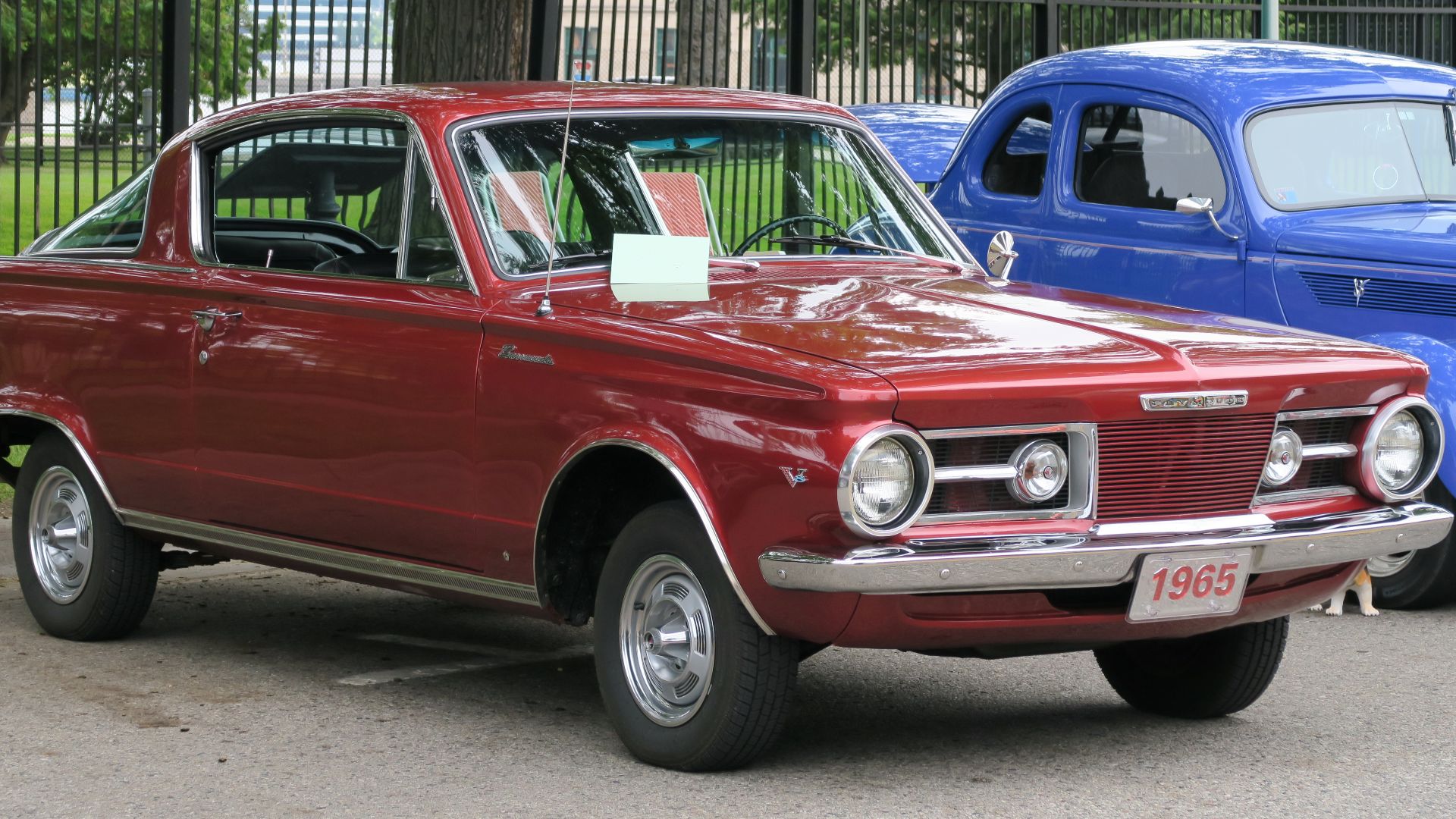 1965 Plymouth Barracuda photographed in Sault Ste. Marie, Michigan, USA.