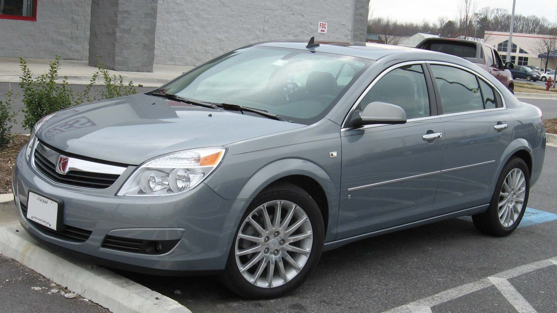 2007 Saturn Aura XR photographed in USA.