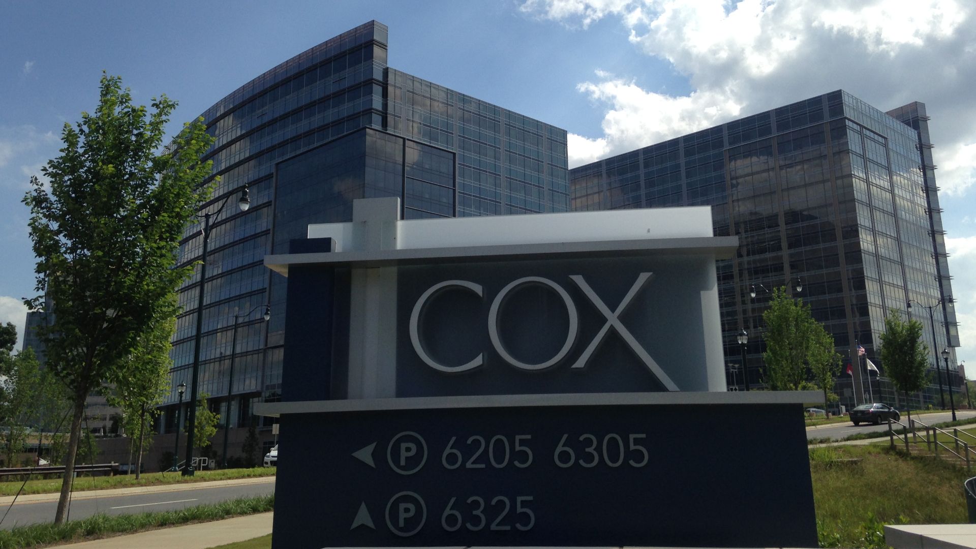 Cox Enterprises Headquarters park in Atlanta, Georgia.