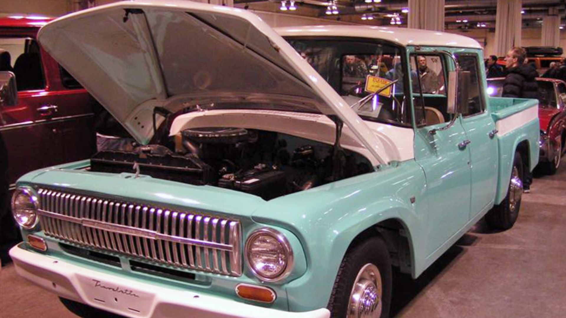1966 International Travelette 1100/1200/1300A truck - rare crew cab version.
