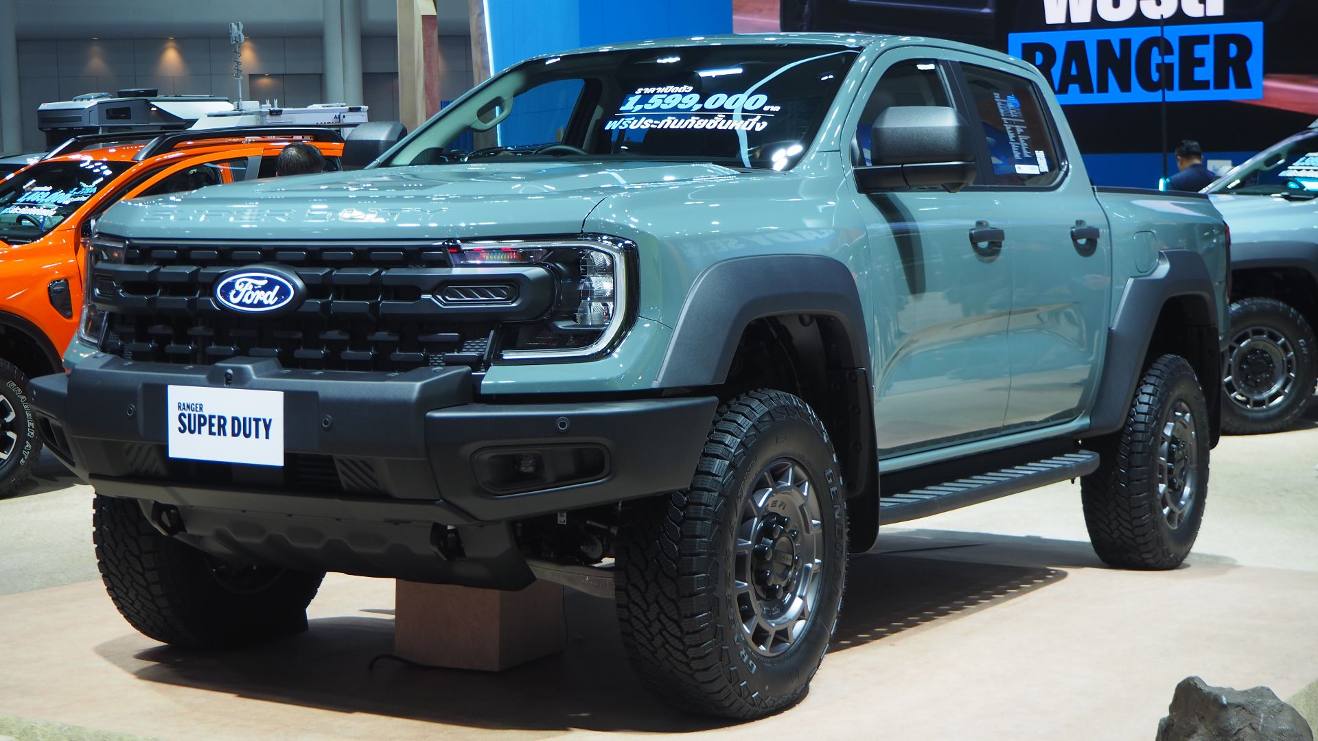 2026 Ford Ranger Super Duty Double-Cab 3.0L V6 4WD in Impact Challenger Hall, Muang Thong Thani, Nonthaburi, Thailand.