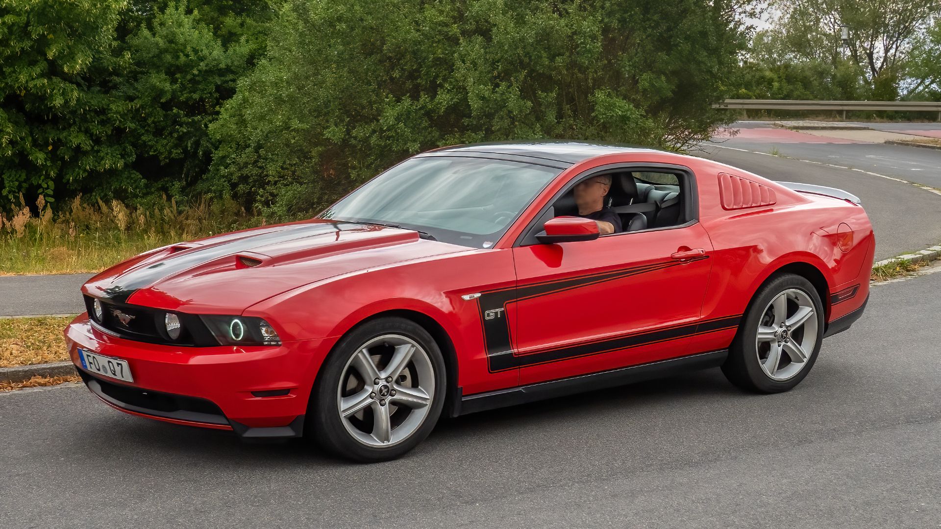 Ford Mustang (2010-2014) at the 4th Cars & Rhythm Hirschaid 2022