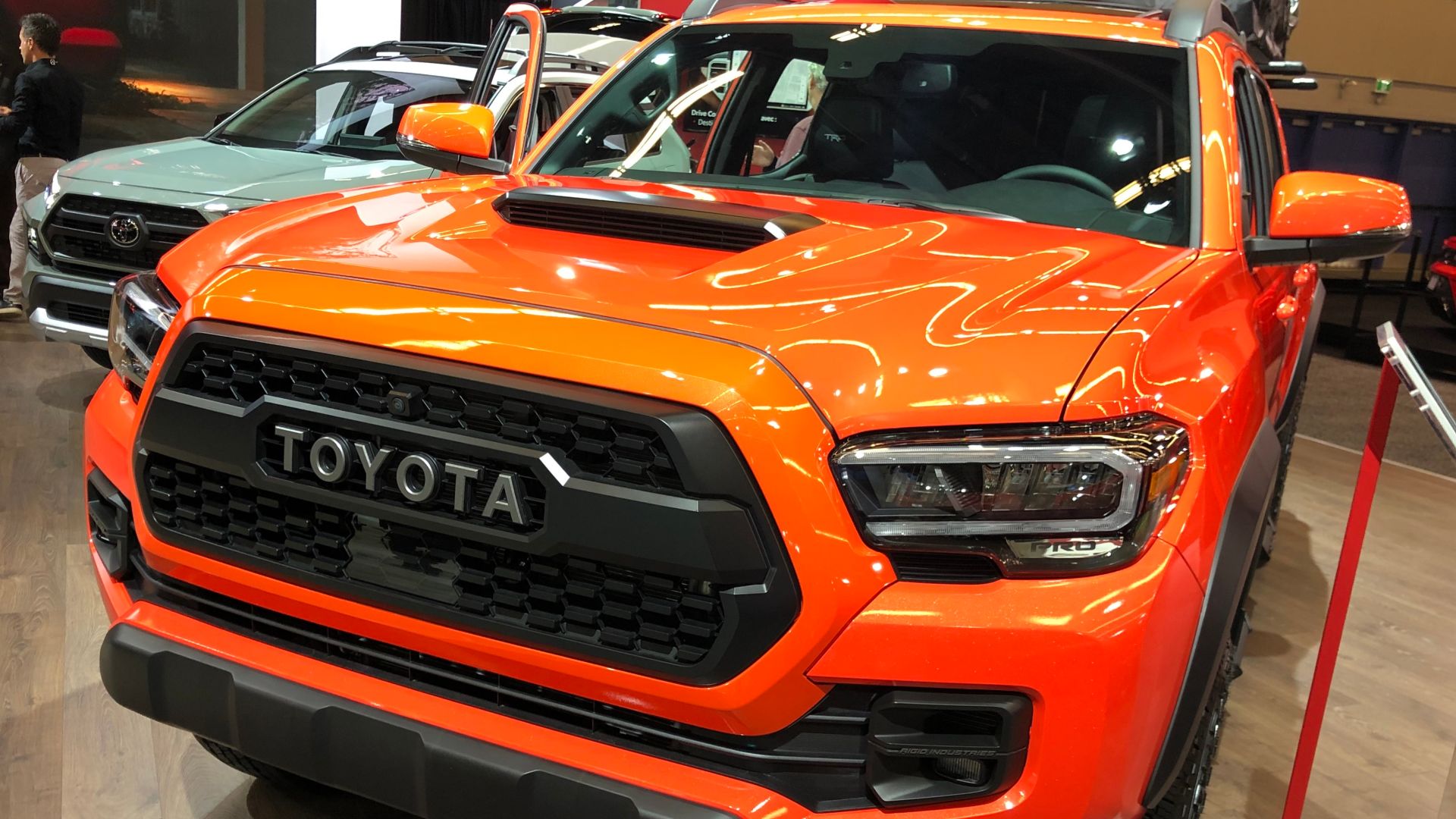 2023 Toyota Tacoma photographed in Montréal, Québec , Canada at the 2023 Montréal International Auto Show.