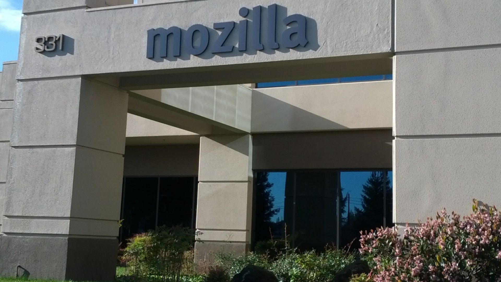 Mozilla's headquarters at 331 E. Evelyn Avenue, Mountain View, CA.