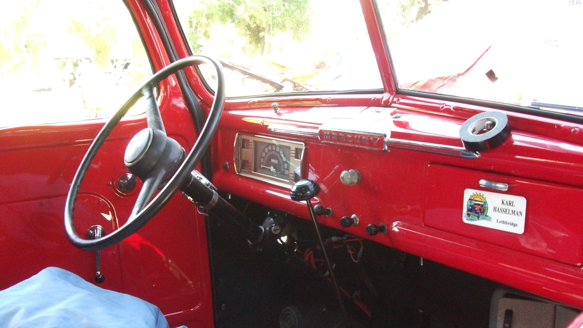 1947 Mercury truck interior