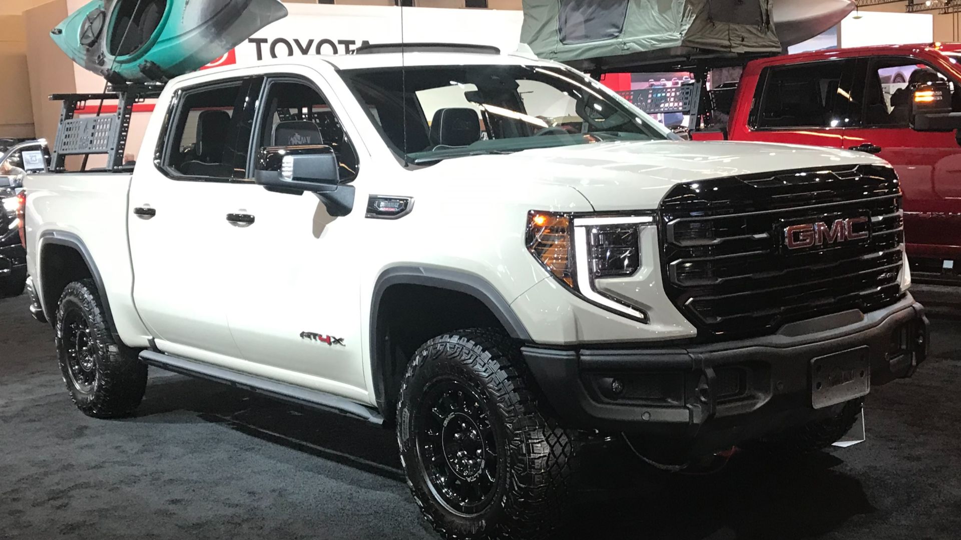 2026 GMC Sierra 1500 photographed in Montréal, Québec, Canada at the 2026 Montréal International Auto Show.