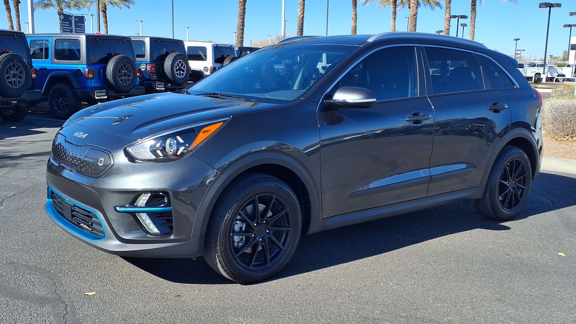 22 Kia Niro EV EX Premium - Shot at Earnhardt Chrysler Dodge Jeep Ram in Gilbert AZ