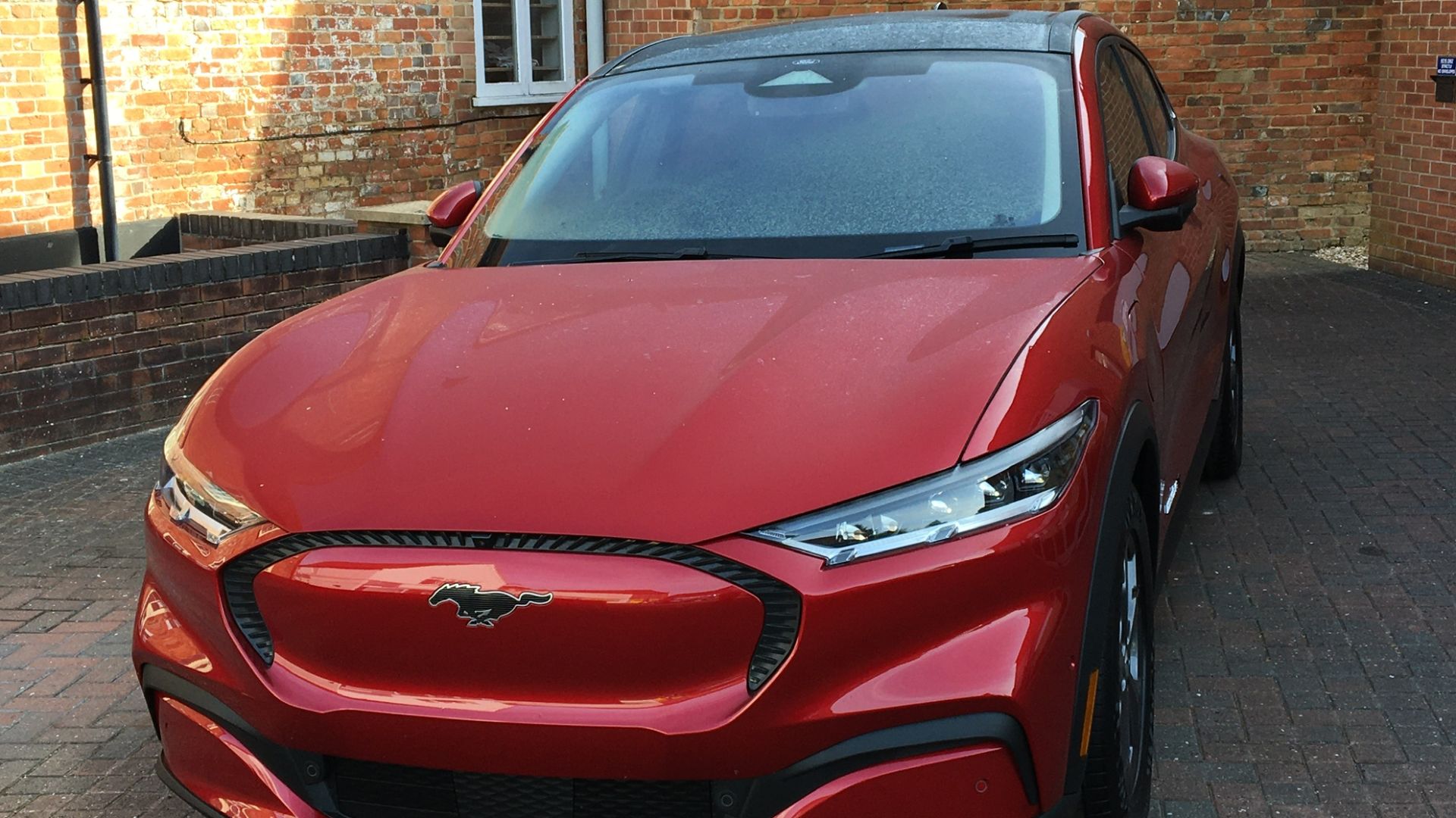 Ford Mustang Mach E, England, Right Hand Drive, front view