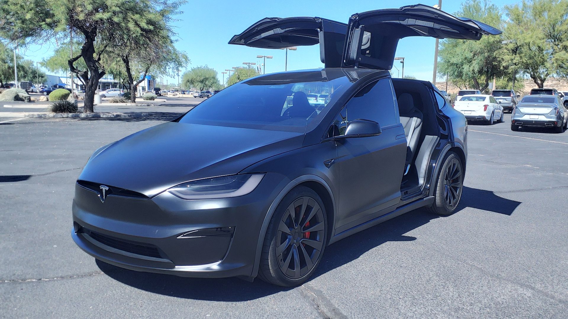 23 Tesla Model X Plaid - Shot at Earnhardt Cadillac in Scottsdale AZ