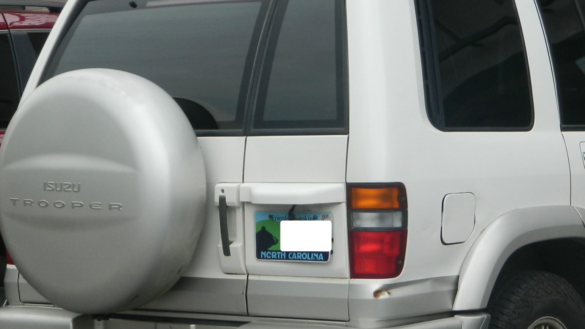 1999 Isuzu Trooper photographed in Asheville, North Carolina.