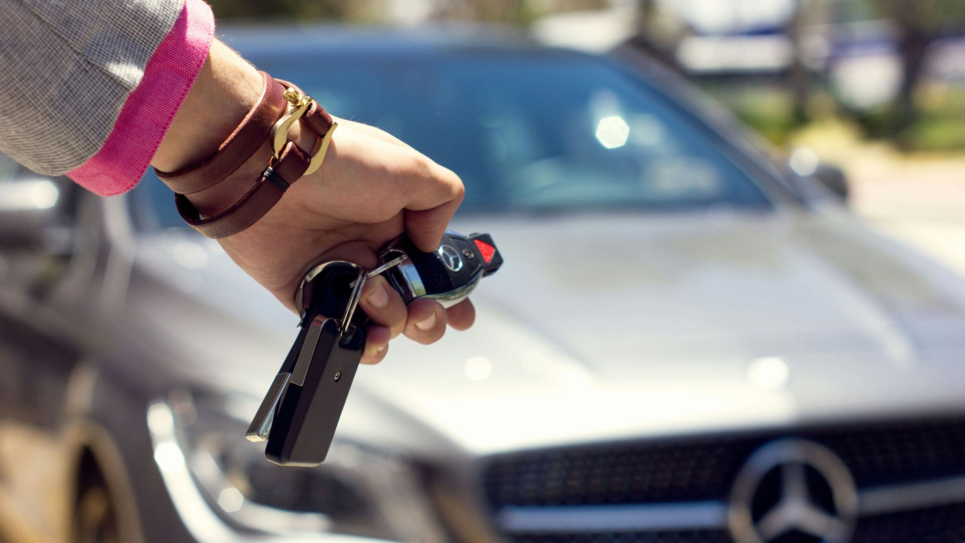 a person holding a gun