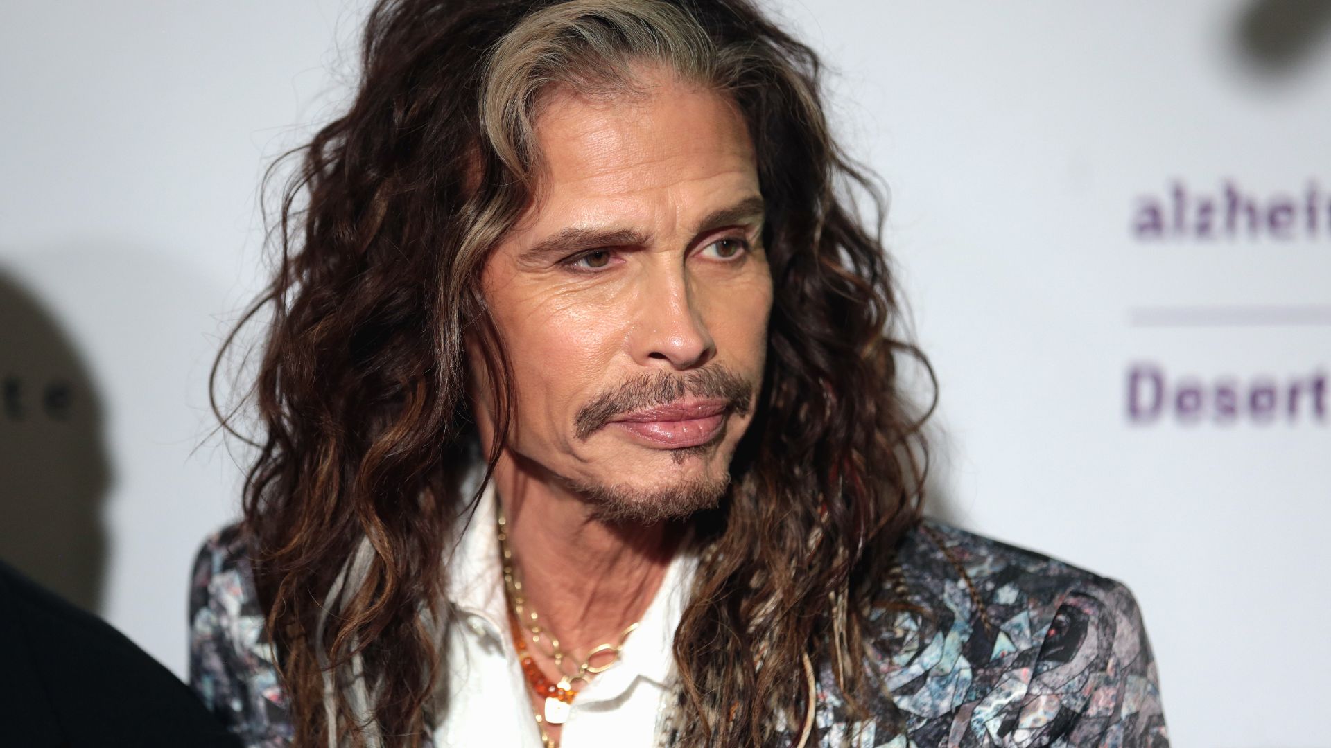 Steven Tyler on the red carpet at Celebrity Fight Night XXIV at the JW Marriott Desert Ridge Resort & Spa in Phoenix, Arizona.

Please attribute to Gage Skidmore if used elsewhere.