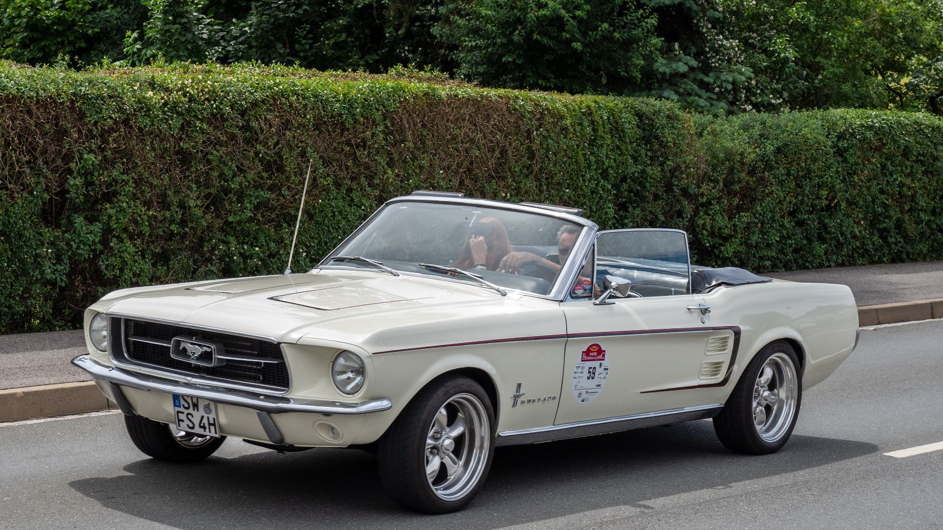 Ford Mustang convertible BJ.1967 at the Oldtimertreffen Ebern