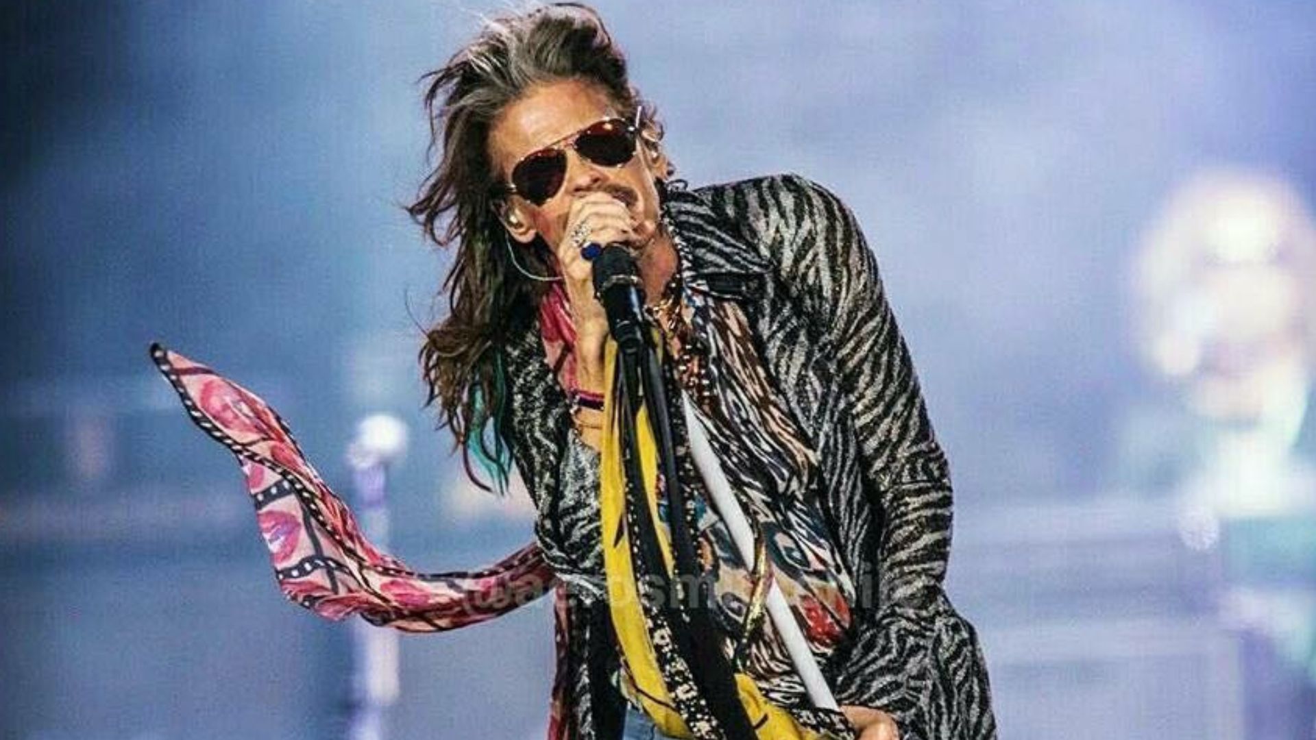 Steven Tyler en concierto.