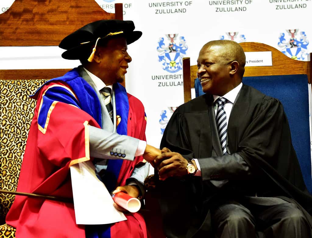 Deputy President David Mabuza delivers keynote address during honourary Doctorate conferment of King Goodwil Zwelithini Ka Bhekuzulu